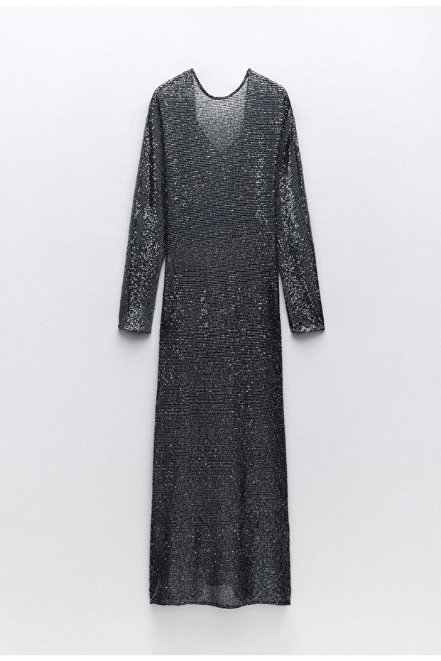 Orijinal Marka Payetli Elbise - 1