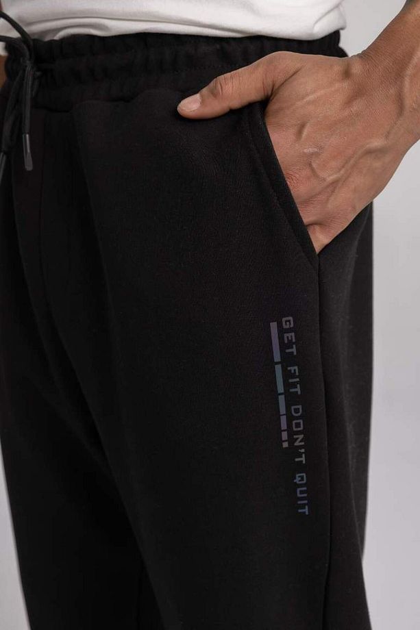 Standart Fit Jogger Eşofman Altı BLACK - 5