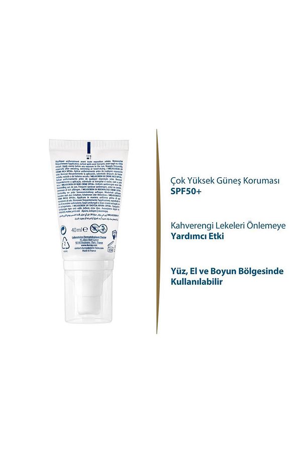 Melascreen Cream SPF50+ Kuru ve Lekeye Eğilimli Ciltler İçin Güneş Kremi 40 ml - 4