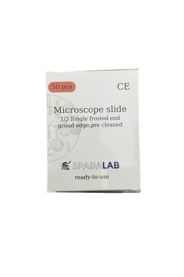Mikroskop Lamı Tek Tarafı 1/3 Rodajlı Lam Microscope Slides 50'li kutu X 2 (100 ADET) - 2