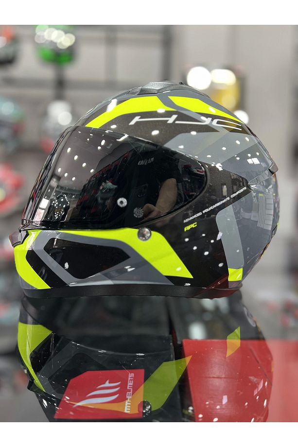 C10 KASK TINS MC3H GRİ KASK ŞEFFAF VİZÖRLÜ - 5