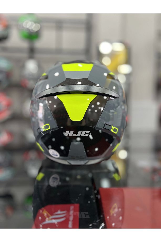 C10 KASK TINS MC3H GRİ KASK ŞEFFAF VİZÖRLÜ - 3