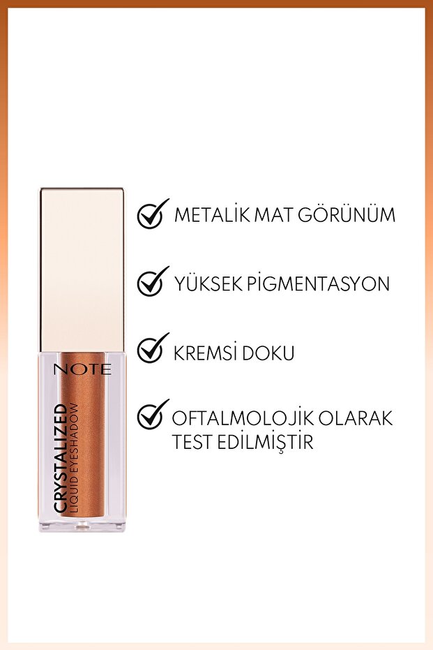 Crystalized Liquid Eyeshadow Likit Metalik Göz Farı - 03 Eclipse - 3