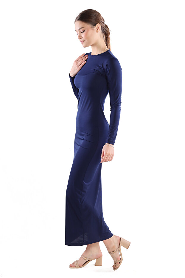 Φόρεμα 376 Model Navy Crew Neck - 6