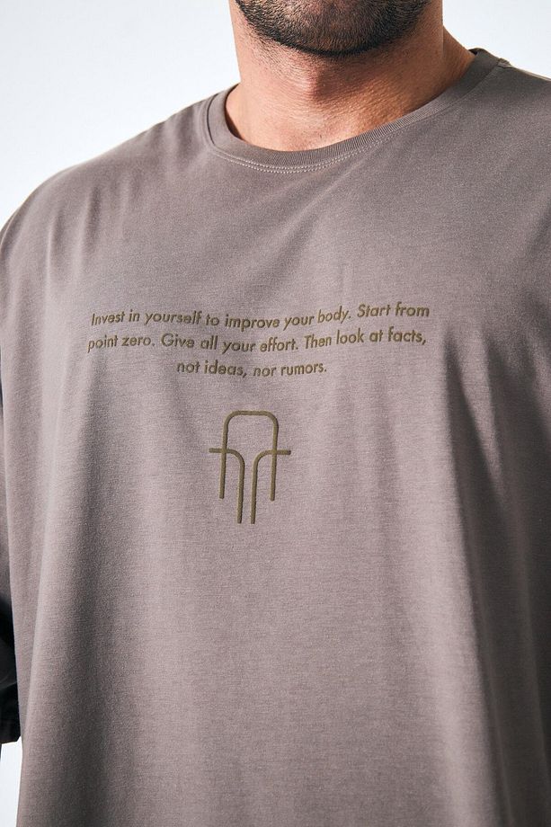 “1991” Arka Ve Ön Kabartma Baskılı Oversize - 5