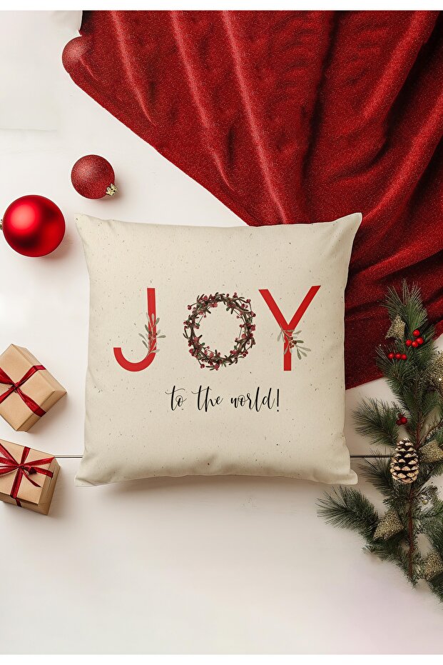 Christmas Themed Throw Pillow Cover / Christmas - Christmas Cushion Cover (Double-Sided Printed - Hidden Zipper)