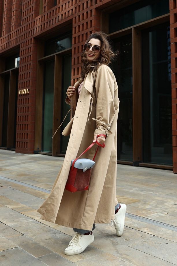 Renas Camel Trençkot - 7