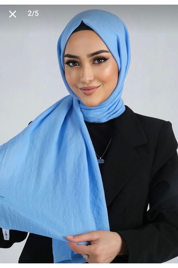 Harem Scarfs Amor Şal Mavi - 1