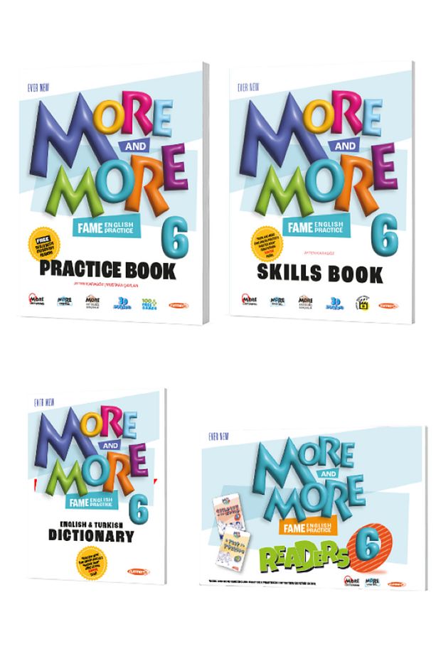 Kurmay Yayınları Elt More More 6. Sınıf English Practice Book Skills Book Dictionary - 1