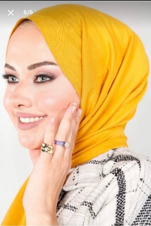 Harem Scarf Amor Şal Safran Rengi - 1