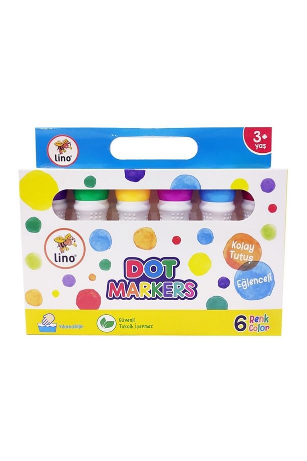 Dot Markers 6 Lı Yıkanabilir - 1