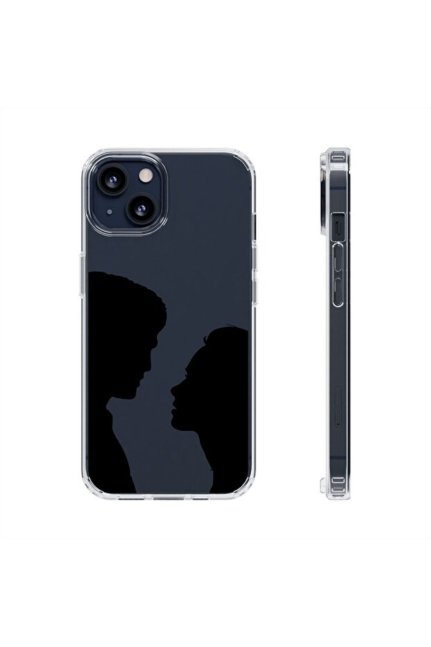 حافظة هاتف مطبوعة شفافة لهاتف آيفون 16 حافظة هاتف متينة بنمط - 1