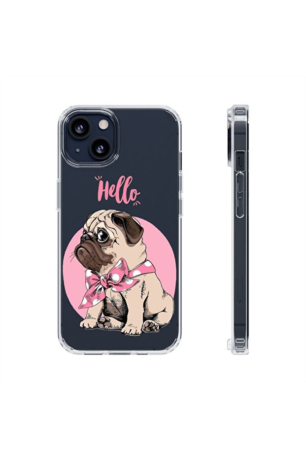 حافظة هاتف مطبوعة شفافة لهاتف آيفون 16 حافظة هاتف متينة بنمط - 1