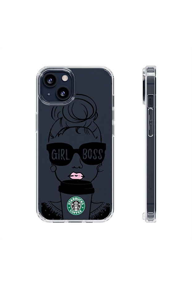 حافظة هاتف مطبوعة شفافة لهاتف آيفون 11 حافظة هاتف متينة بنمط - 1