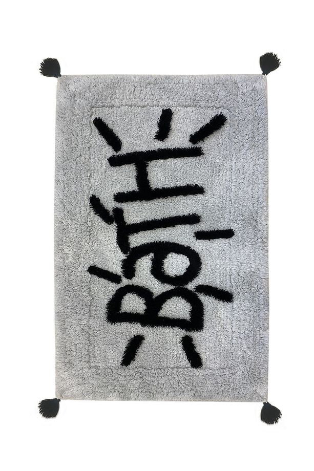 Spazio Füme 60x100 Cm Cotton Püsküllü Banyo Paspası Bpmk - 1