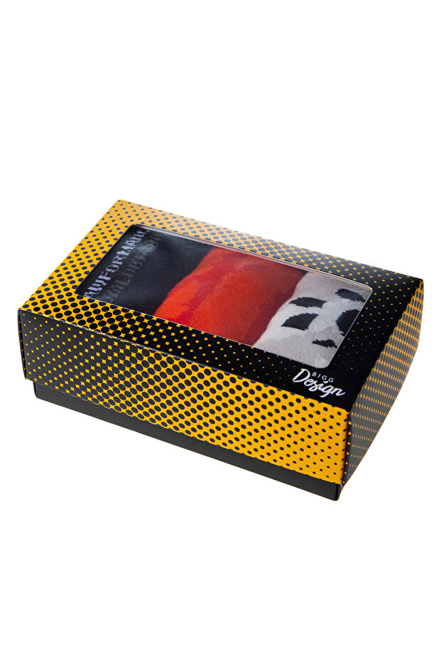 جوارب قطن منقوش للرجال من دوغز، عبوة من 3 أزواج - 4