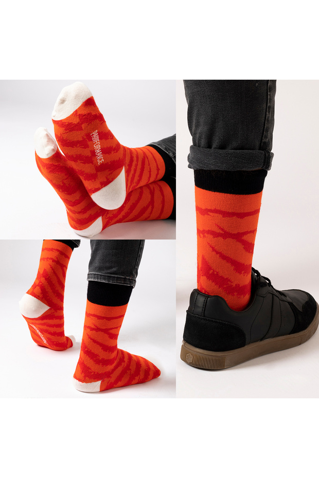 جوارب قطن منقوش للرجال من دوغز، عبوة من 3 أزواج - 6