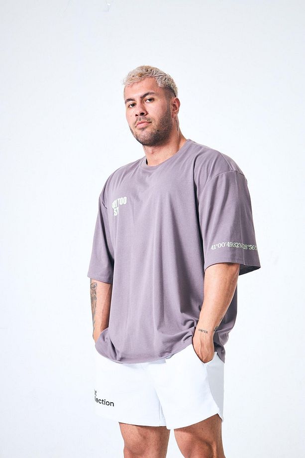“Way Too Fast” Arka Ve Ön Kabartma Baskılı Oversize - 6