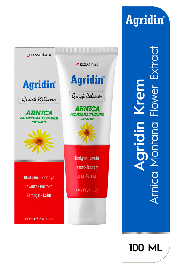Arnica Montana Lavender Rosemary Eucalyptus Massage Cream 100 ml Tube