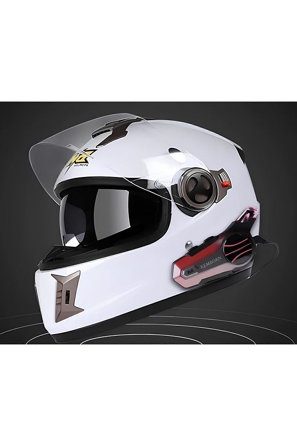 Pro 1adet 2 Kişilik Interkom Seti Motosiklet Kask Kulaklık Intercom Bluetooth 5.3... - 6