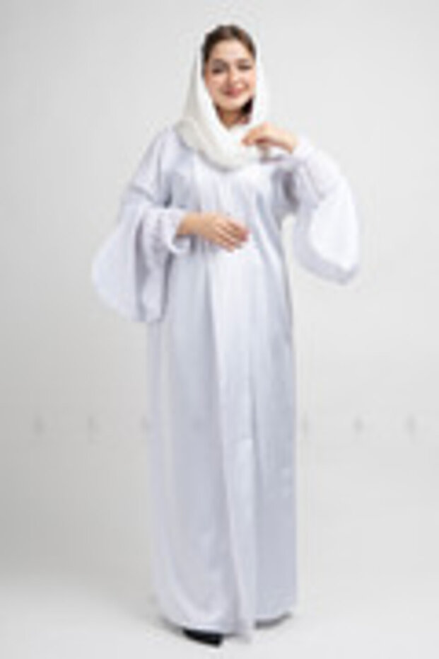 عباية AIK6022 بيضاء