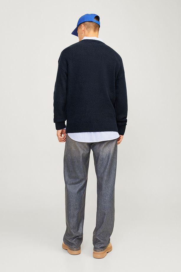 Originals Jorollie Yün Karışımlı Relaxed Fit Bisiklet Yaka Örme Kazak Erkek KAZAK 12215 - 4
