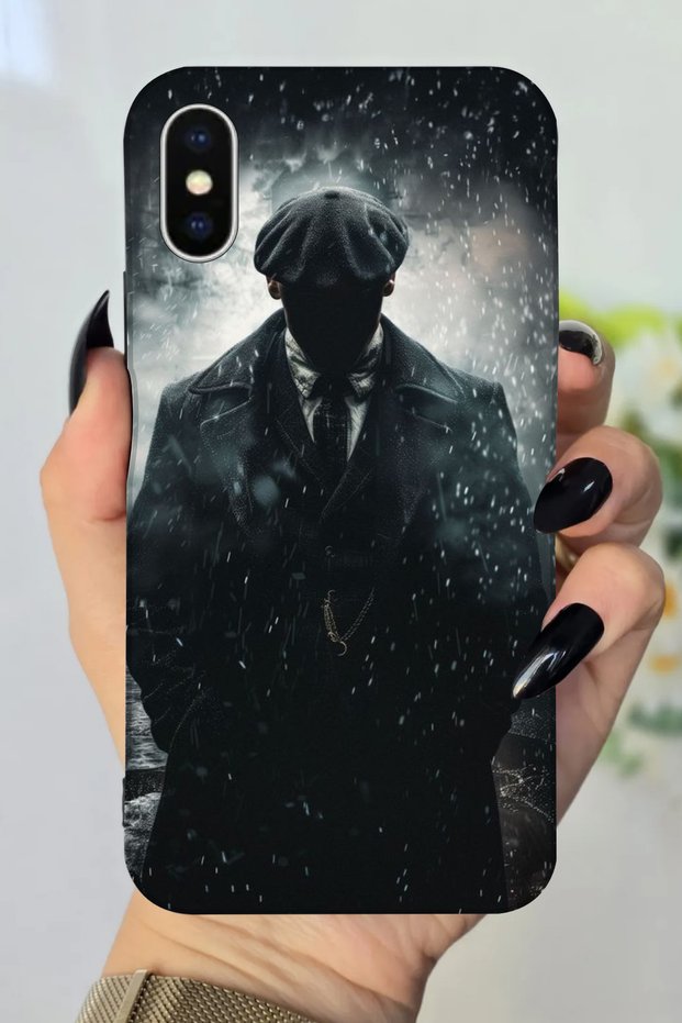 Apple iPhone XS Max Compatible Hd+ Printed Car Landscape Patterned Silicone Case