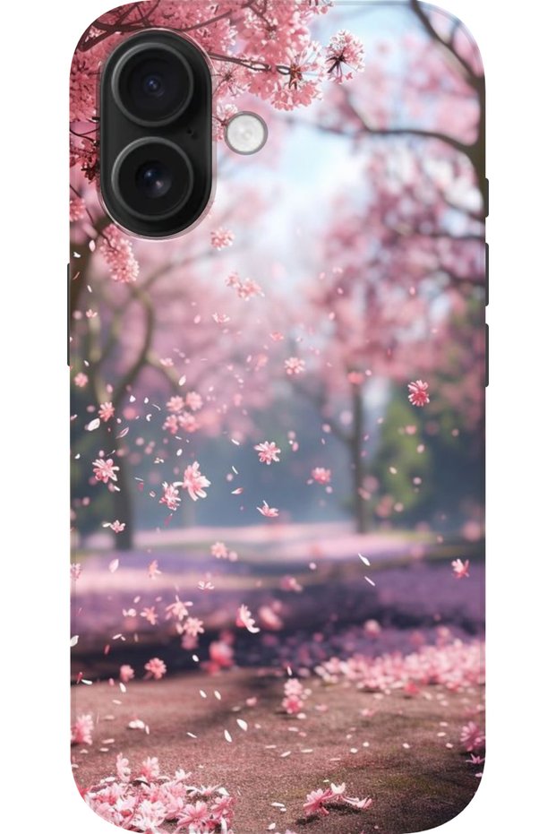 Apple iPhone 16 Compatible Hd+ Printed Spring Pattern Silicone Case