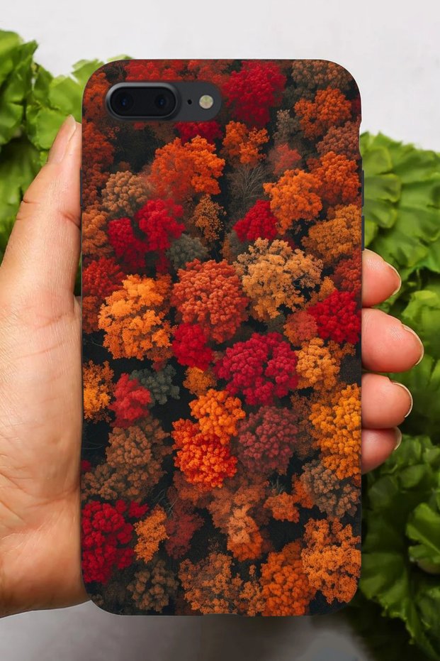 جراب سيليكون مطبوع عالي الدقة متوافق مع هاتف Apple iPhone 8 Plus