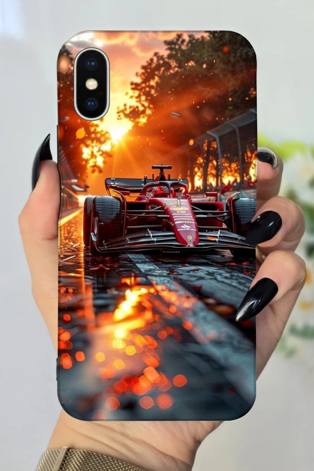 Apple iPhone XS Compatible Formula Patterned Hd Printed Silicone Case