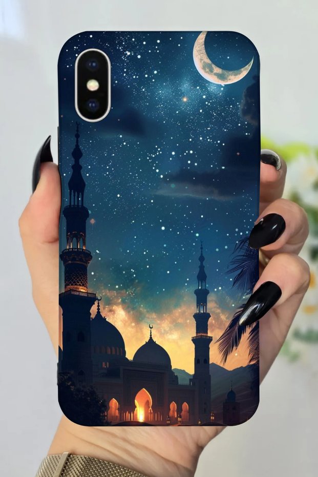 حافظة سيليكون مطبوعة عالية الدقة متوافقة مع هاتف Apple iPhone Xs