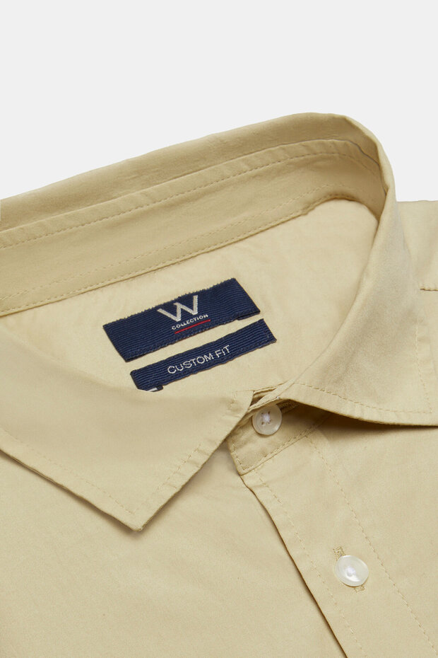 BEJ POPLİN UPPER GÖMLEK - 3