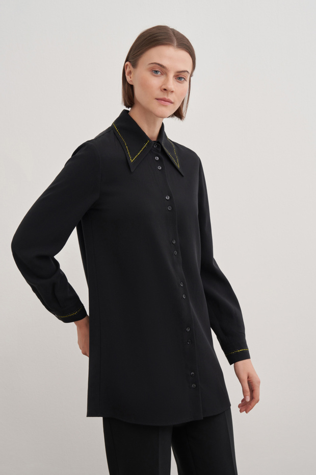 Gömlek Yaka Tunik - 1