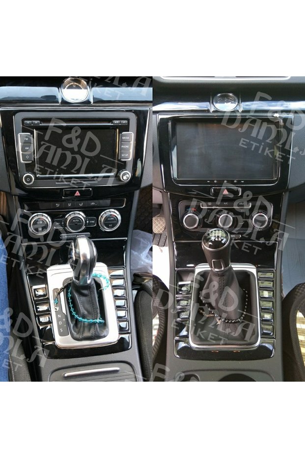 Volkswagen Passat B7 Dashboard, Console, Trim, Chest Mahogany Veneer Glossy Black Color