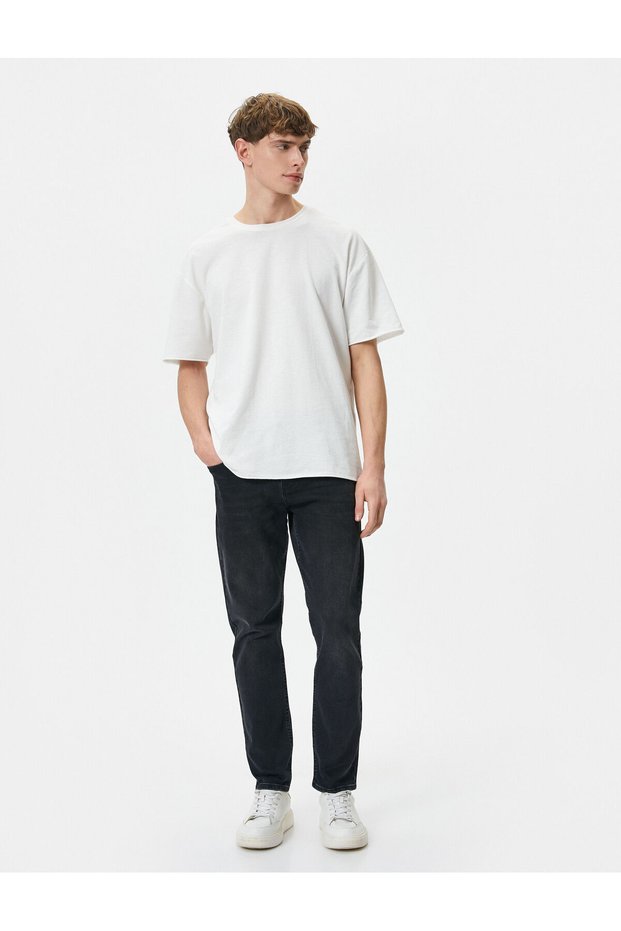 Men's Jean Pants Black - Brad Jean 4sam40003nd