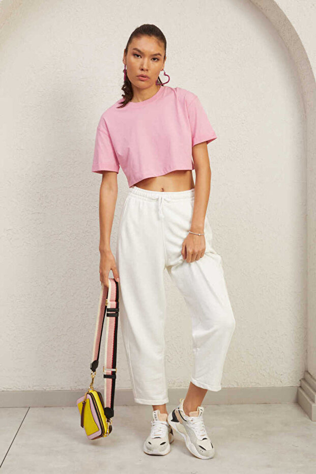 PREMIUM BASIC CROP TİŞÖRT - 3