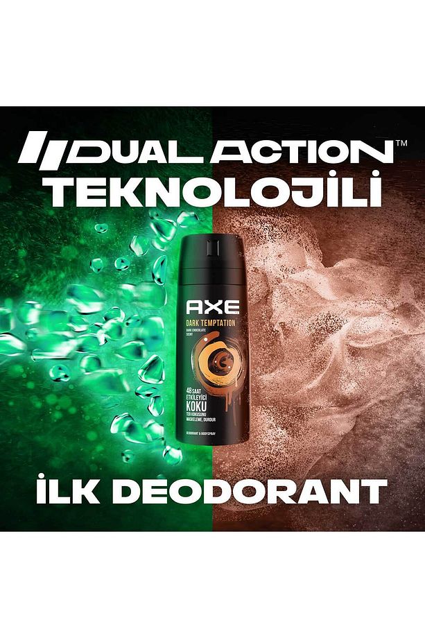 Erkek Sprey Deodorant Seti Dark Temptation Leather & Cookies 150 ml X2 - 8