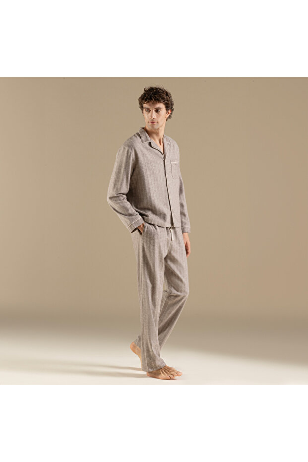 Ranel Pijama Takımı Kahve - 3