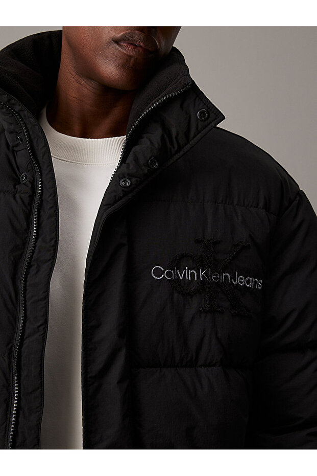 Erkek Chenille Puffer Mont - 3