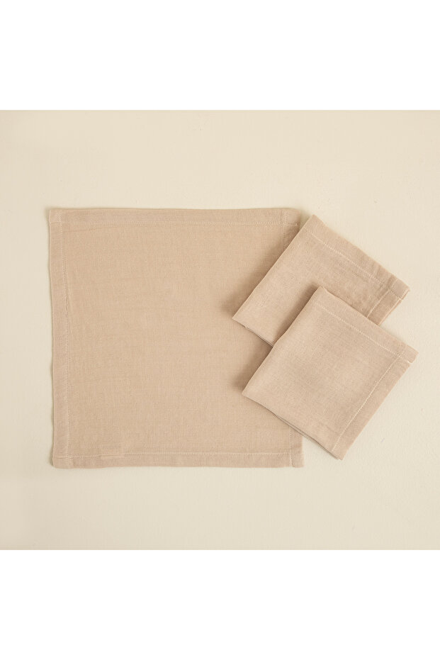 Abella Bambu 3'lü Ağız Bezi Bej - 2