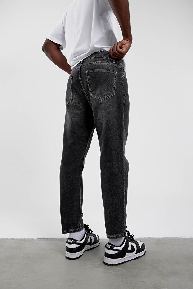 Μαύρο Kp-648 BF Τρίψιμο Jean - 5