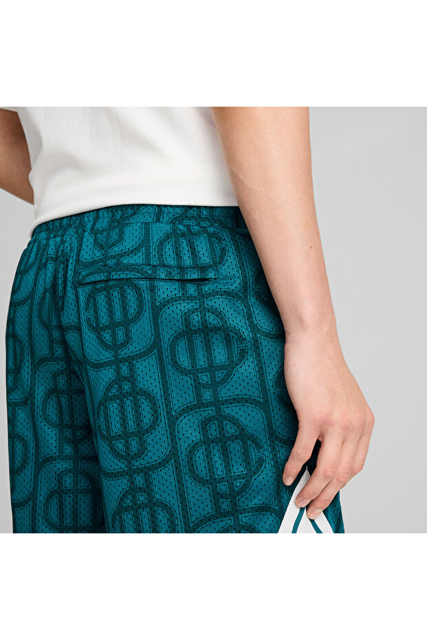 X Ptc Aop Mesh Shorts Unisex Yeşil Şort - 5
