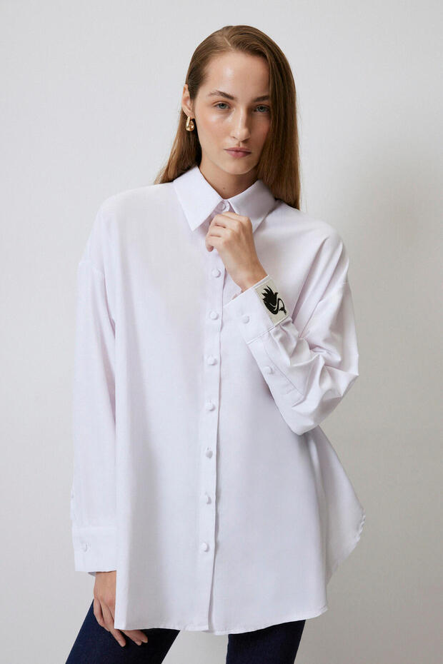 OVERSIZE POPLİN GÖMLEK - 3
