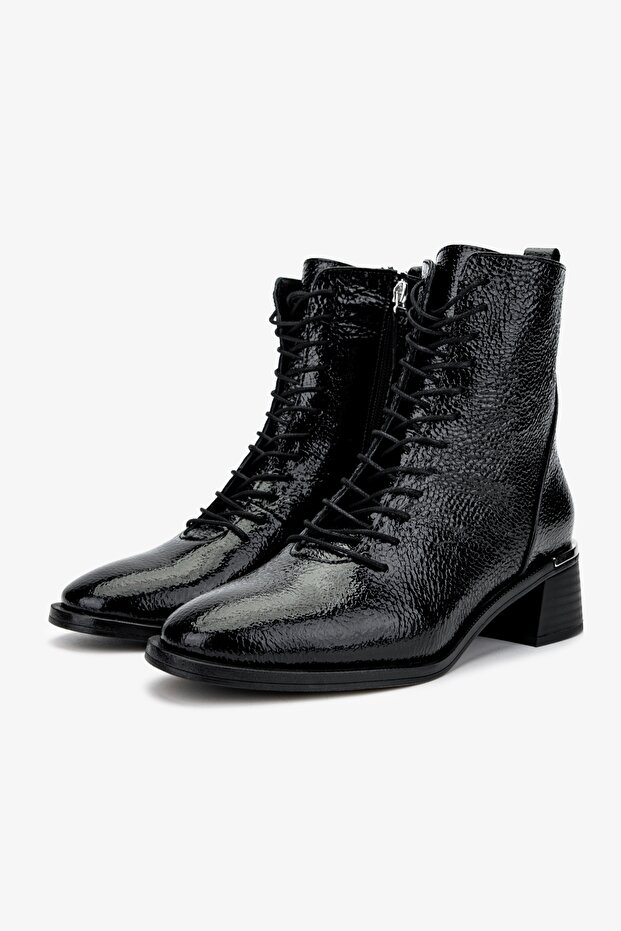 Kadın . Siyah Topuklu Bot - 5