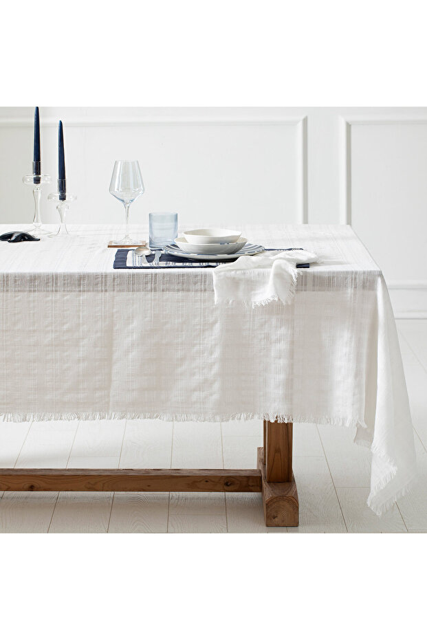 Encore Masa Örtüsü Beyaz - 1