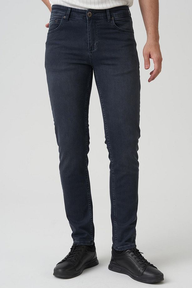 Sidney J2426 Regular Fit 5 Cep Pamuklu Jean Pantolon Sax - 4