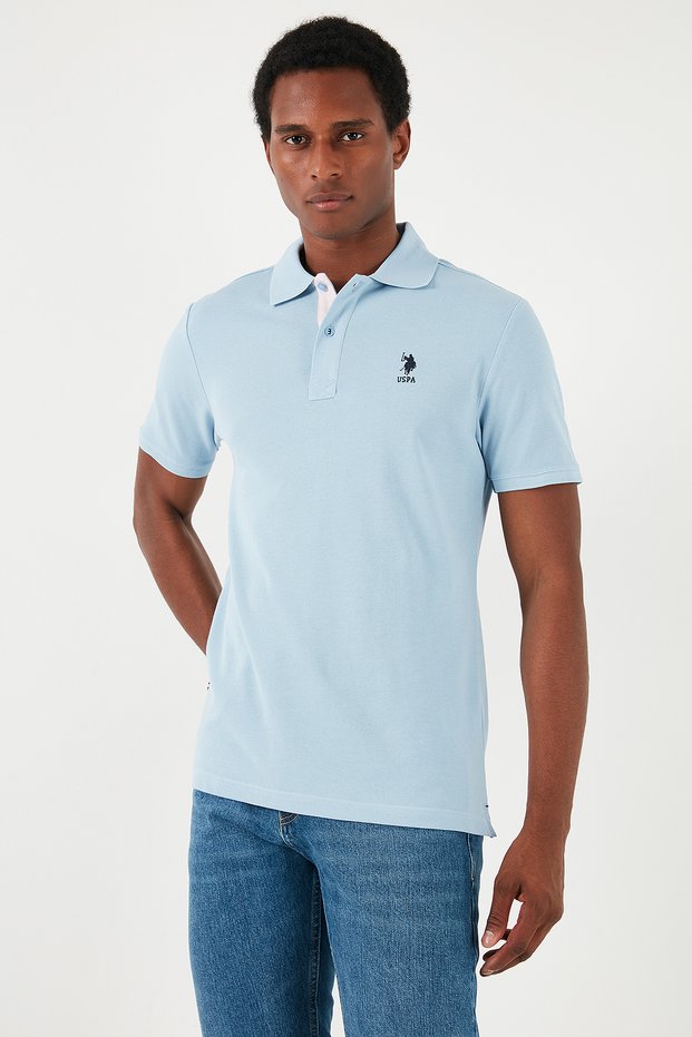 U.S. Polo Logo 100% Cotton Regular Fit Polo Neck t Shirt Men t Shirt G081Sz0111794832