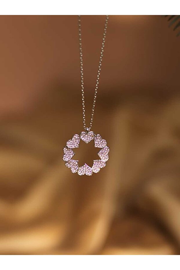 PEMBE ŞIK KOLYE