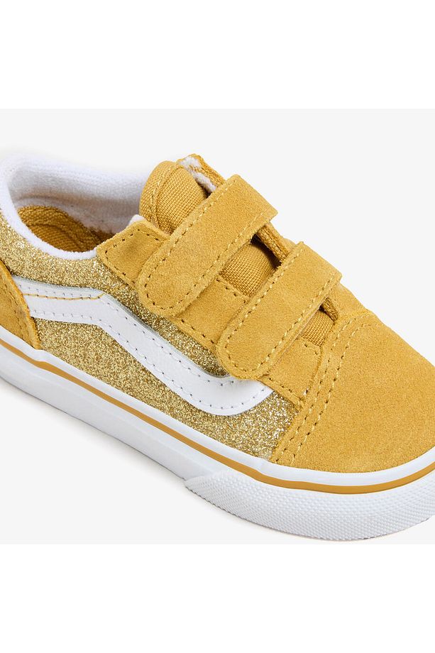 Old Skool V Çocuk Sarı Sneaker - 4