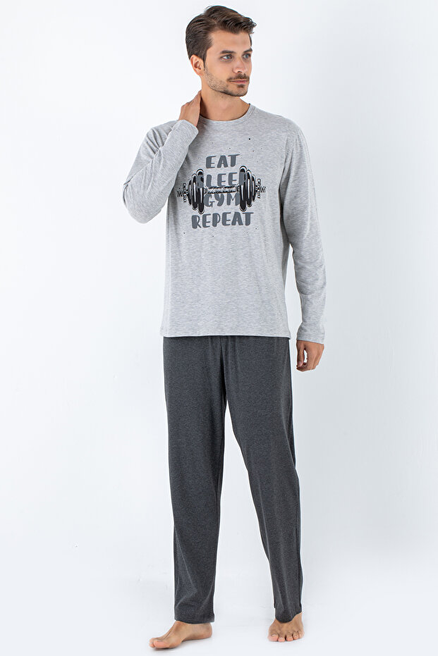 طقم بيجامة رجالي - 1